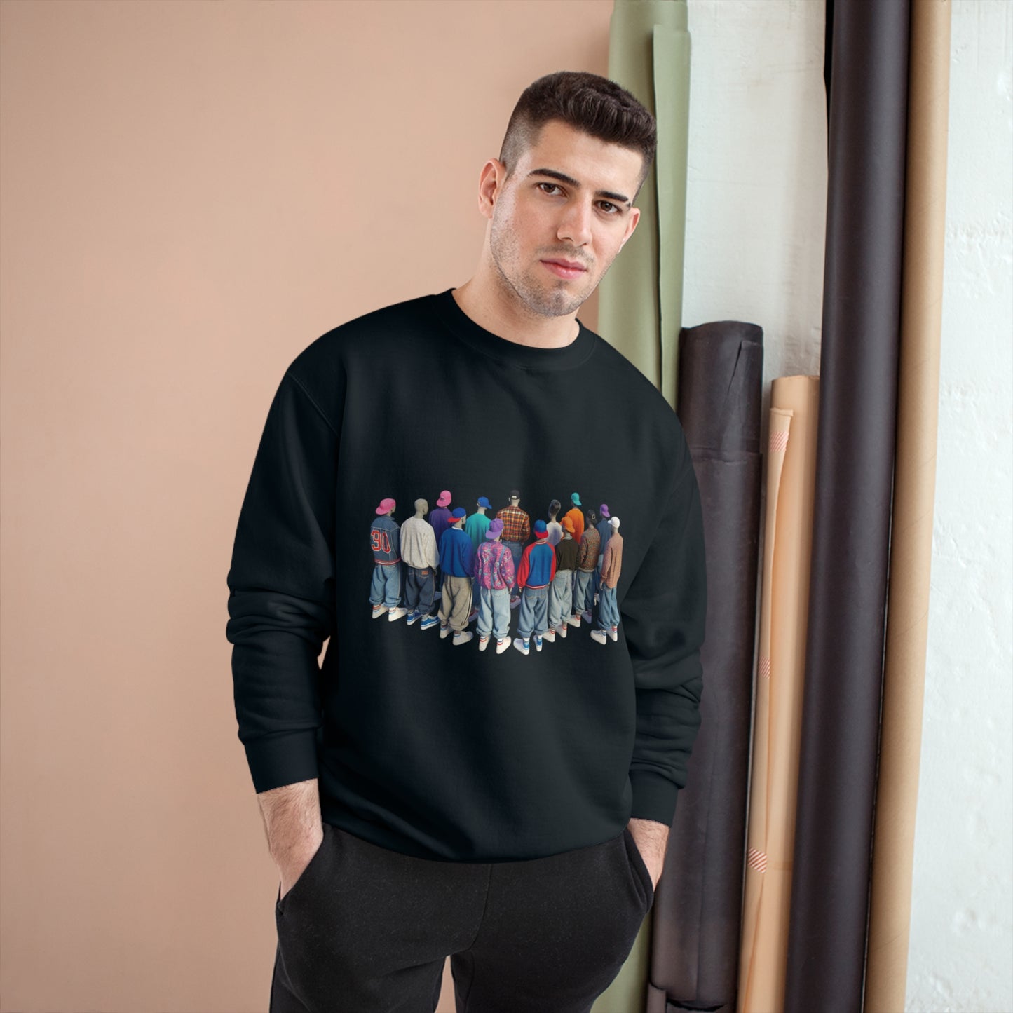 Urban Vibes Champion Sweatshirt - Street Style Art Design