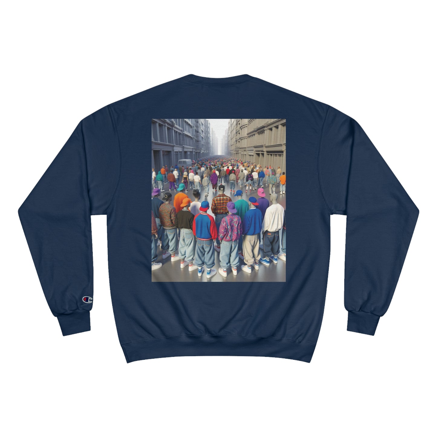 Urban Vibes Champion Sweatshirt - Street Style Art Design