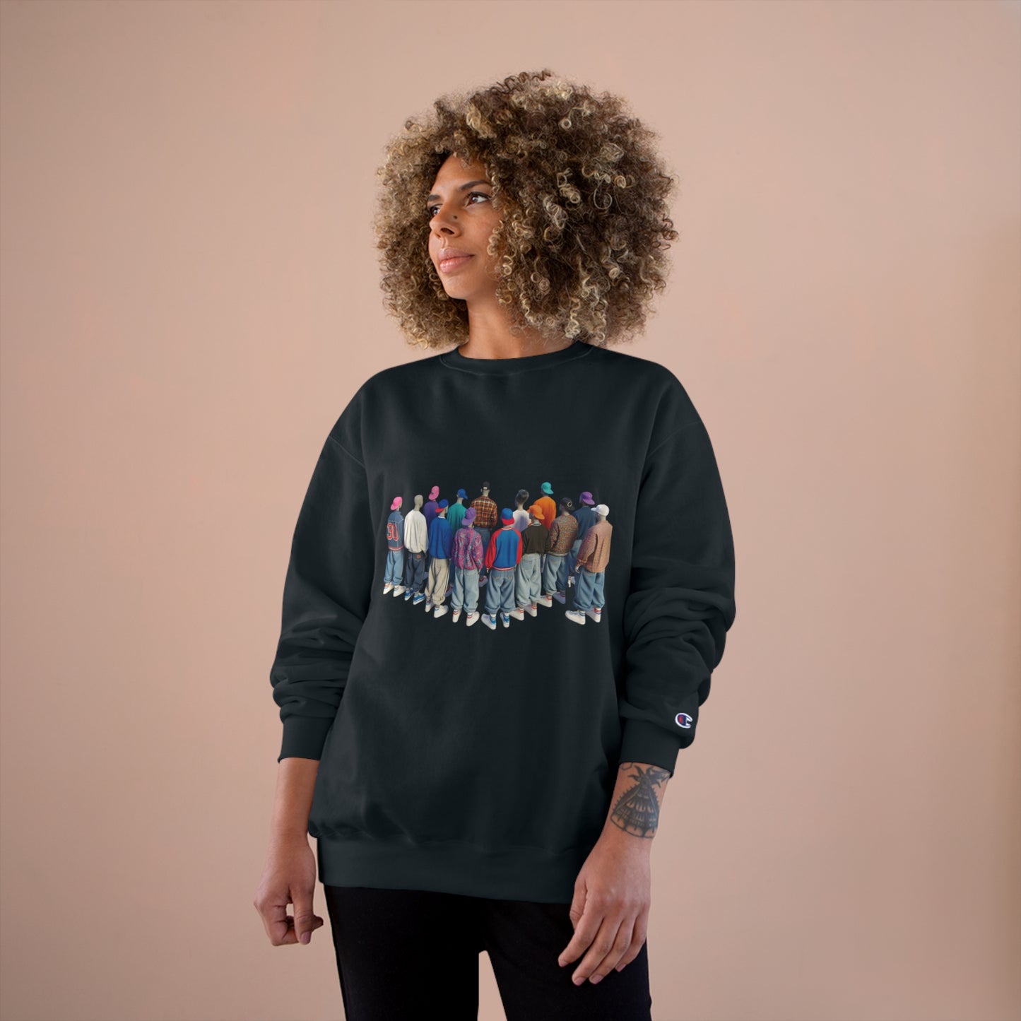 Urban Vibes Champion Sweatshirt - Street Style Art Design