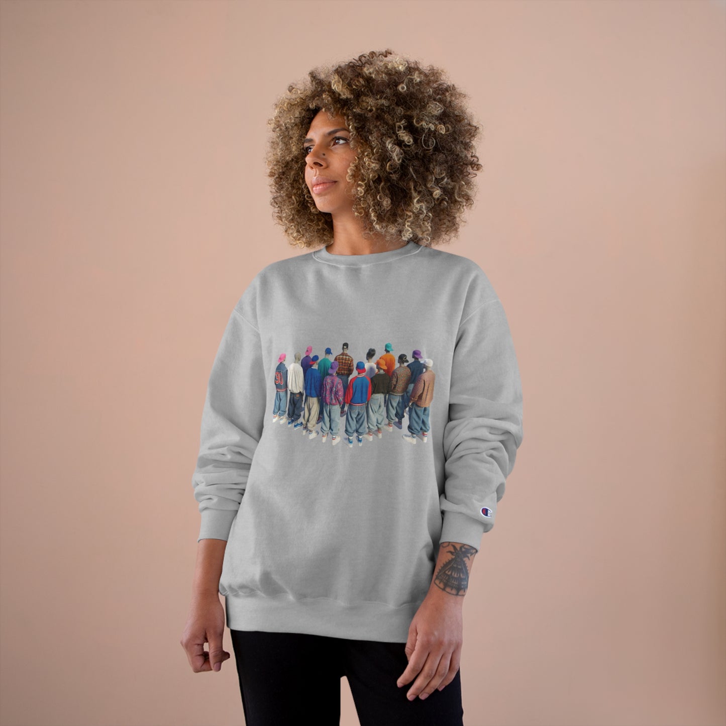 Urban Vibes Champion Sweatshirt - Street Style Art Design