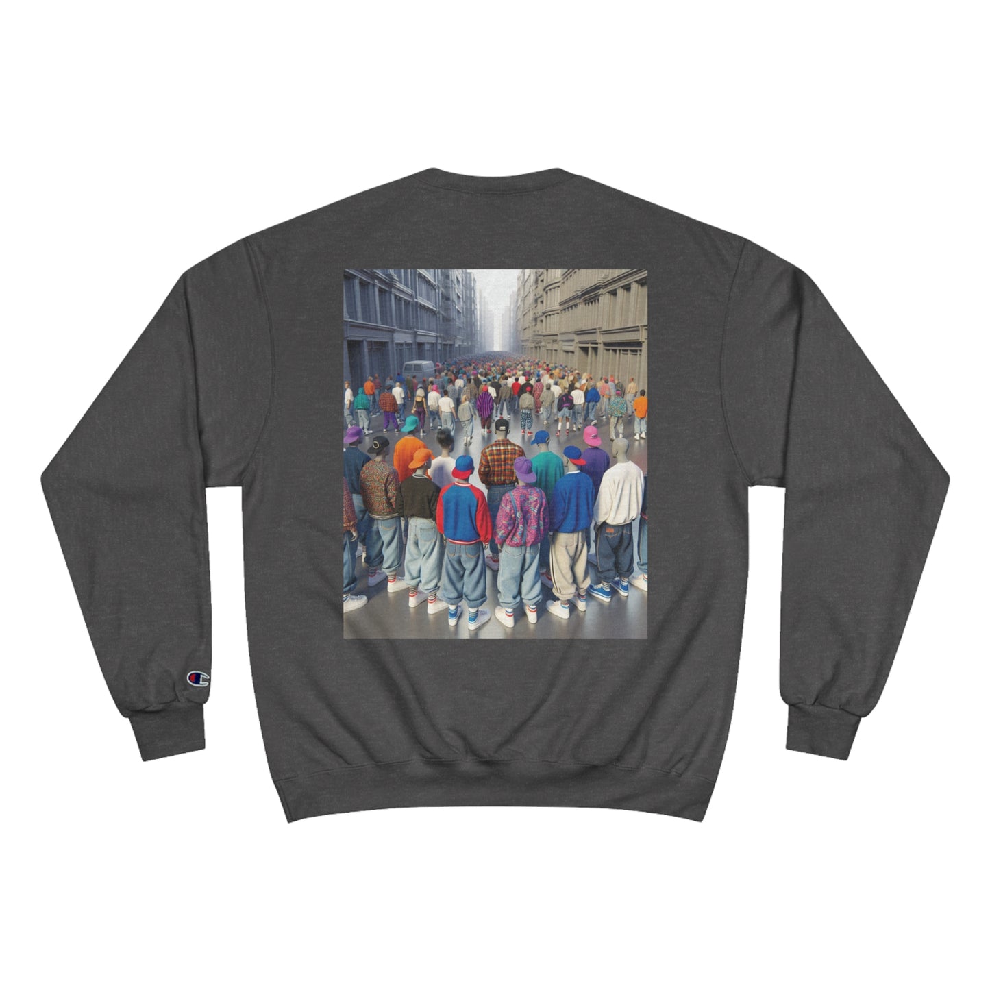 Urban Vibes Champion Sweatshirt - Street Style Art Design