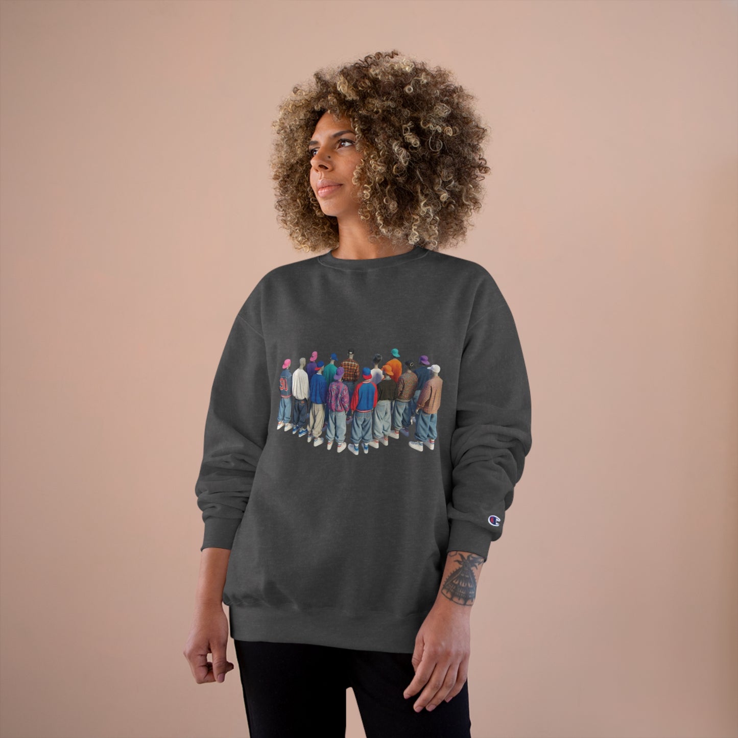 Urban Vibes Champion Sweatshirt - Street Style Art Design