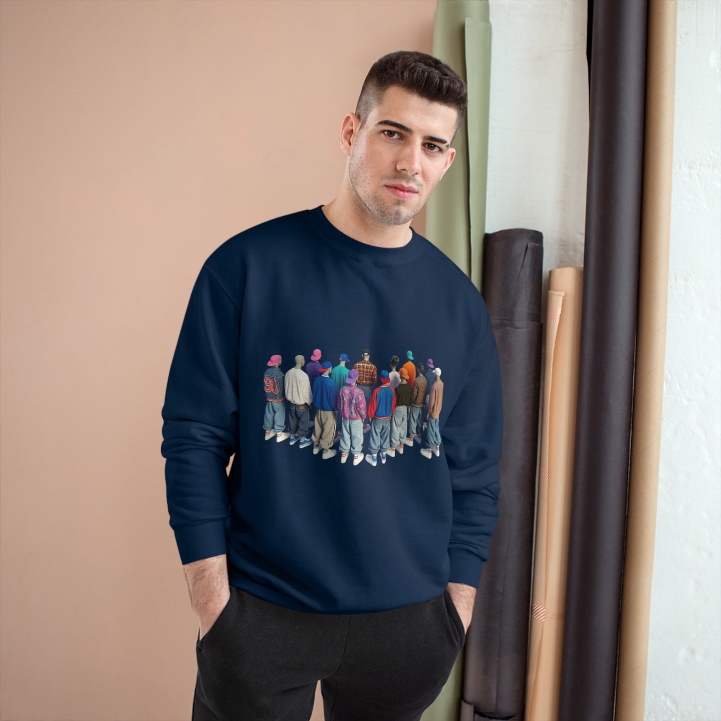 Urban Vibes Champion Sweatshirt - Street Style Art Design