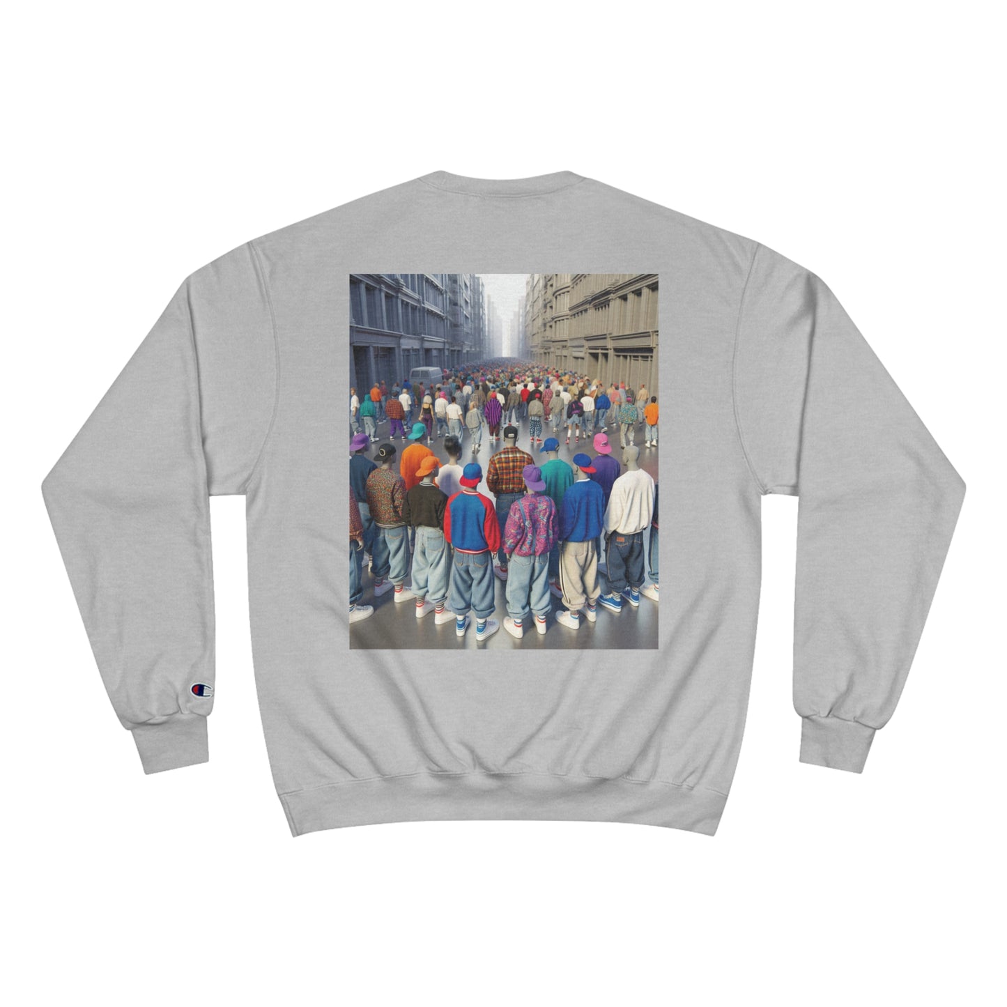 Urban Vibes Champion Sweatshirt - Street Style Art Design