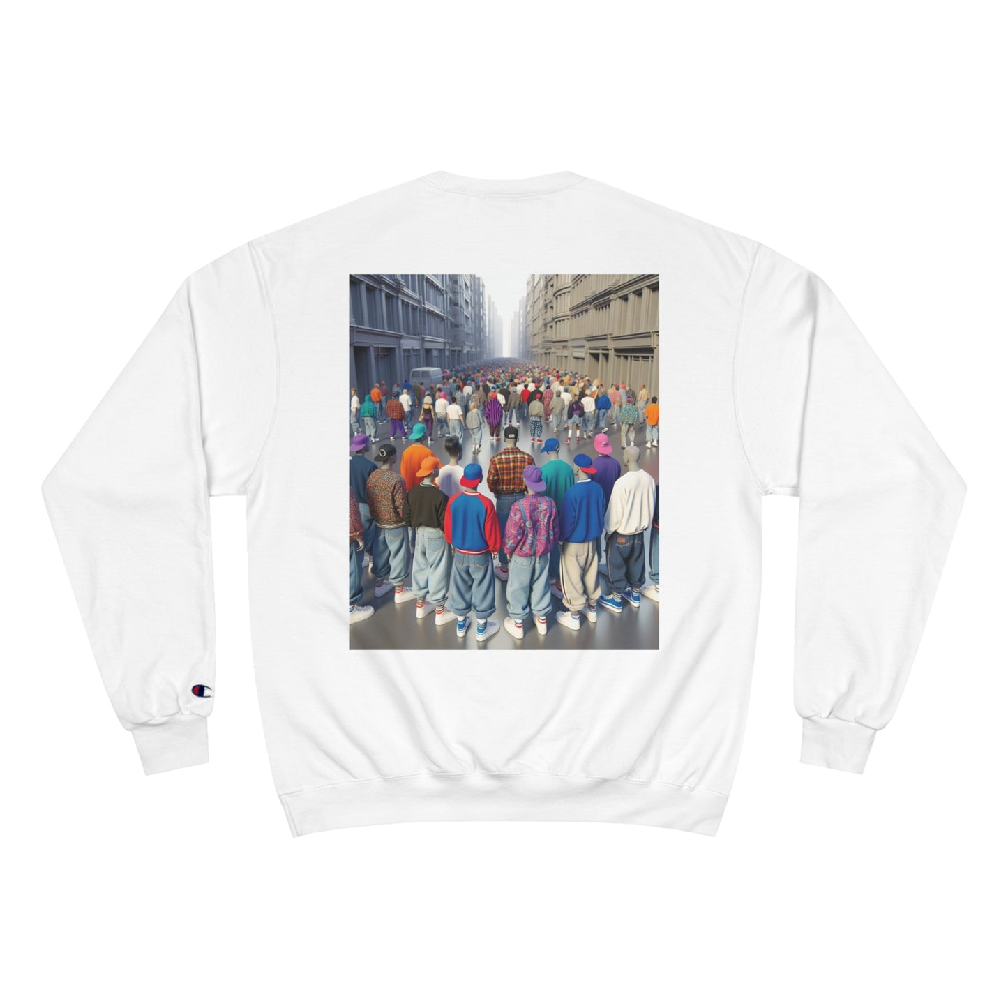 Urban Vibes Champion Sweatshirt - Street Style Art Design