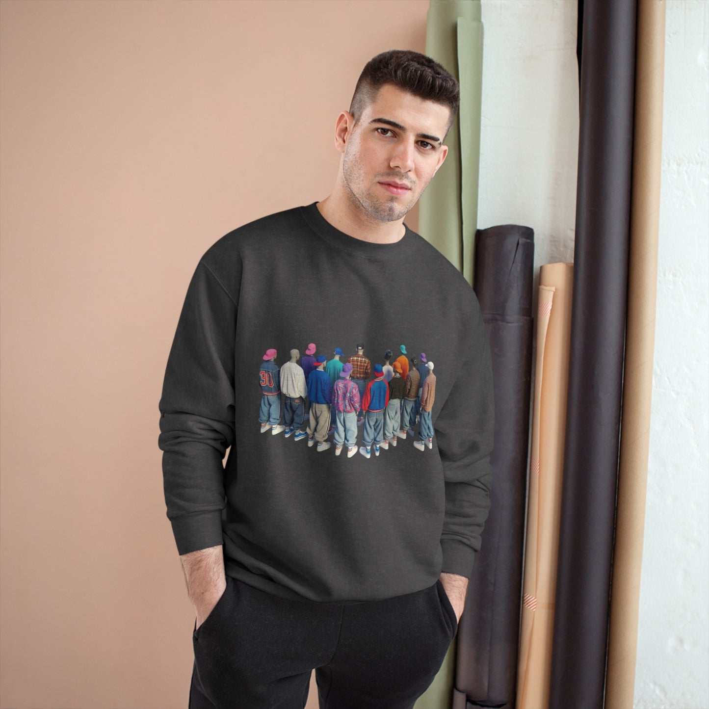 Urban Vibes Champion Sweatshirt - Street Style Art Design