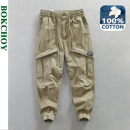 Cargo uomo 100% cotone