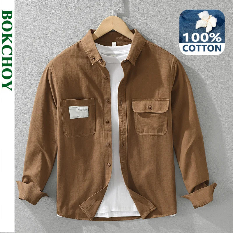 Camicia Cargo 100% cotone