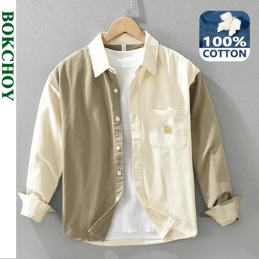 Camicia Casual 100% Cotone Uomo